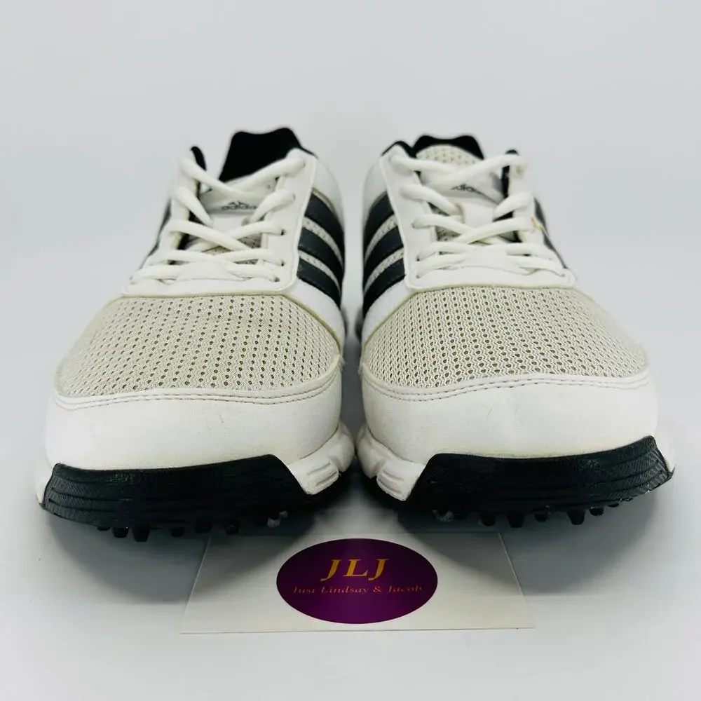 Adidas Men's Tech Response 4.0 Golf Shoes White/Black F33552 Size 9.5
